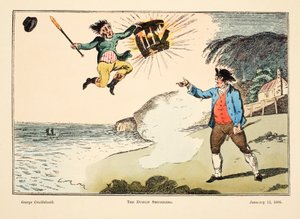The Dublin Smugglers, 1808 by George Cruikshank